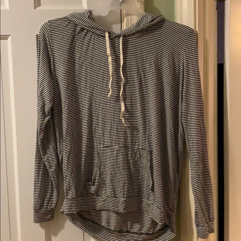Brandy Melville striped hoodie - one size fits all